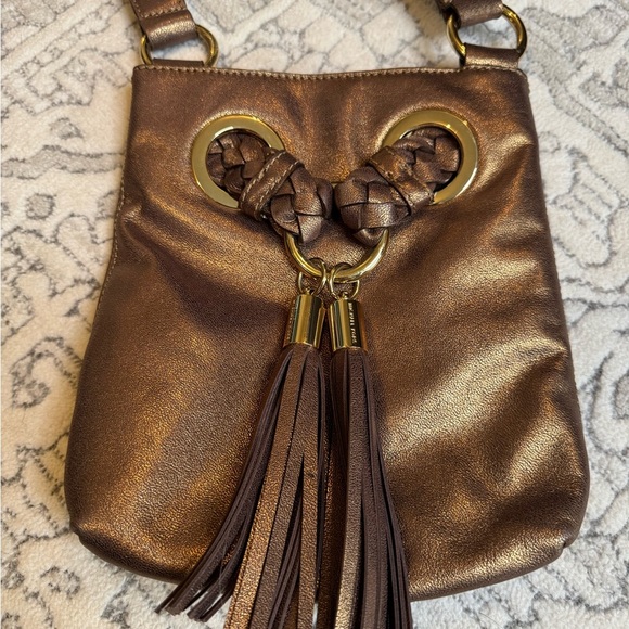 Michael Kors Bronze crossbody with gold hardware - Picture 13 of 15